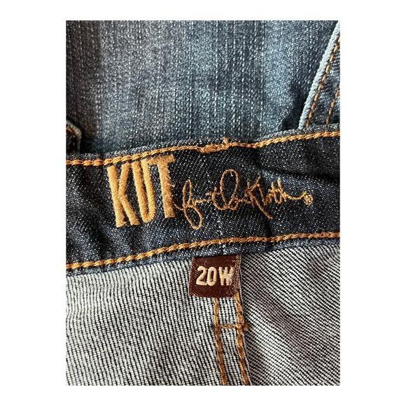 Kut from the Kloth shorts Katy Boyfriend denim dark blue size 20W - Picture 4 of 6